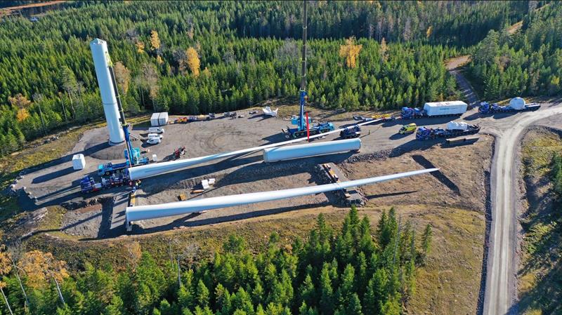 Transport projects in the wind energy sector.