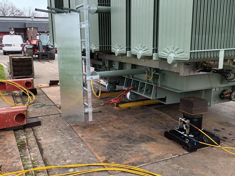 Professional installation of transformers using specialised techniques