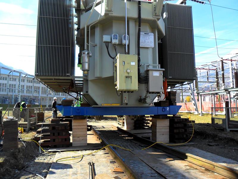 Professional installation of transformers using specialised techniques