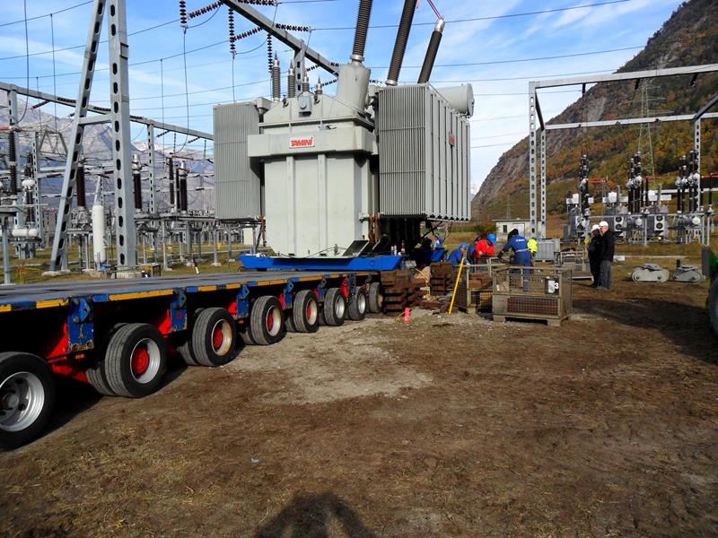 Professional installation of transformers using specialised techniques