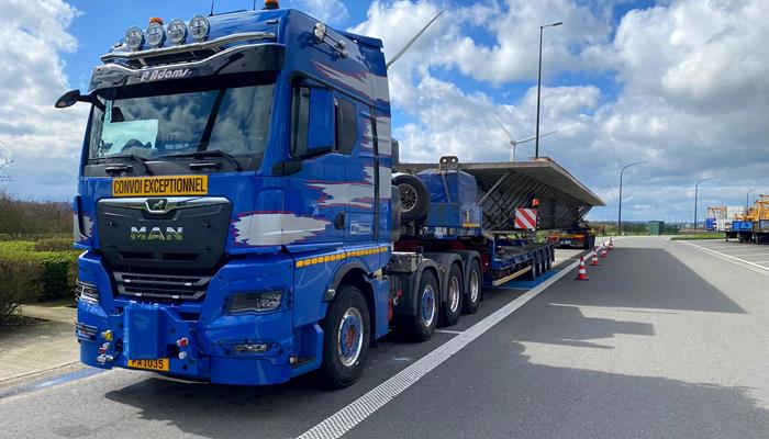 Neue Brückenträger für Autobahnbrücke A3 in Luxemburg