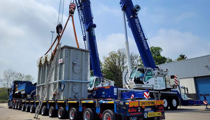 Transformer replacement at L-Vianden hydropower plant