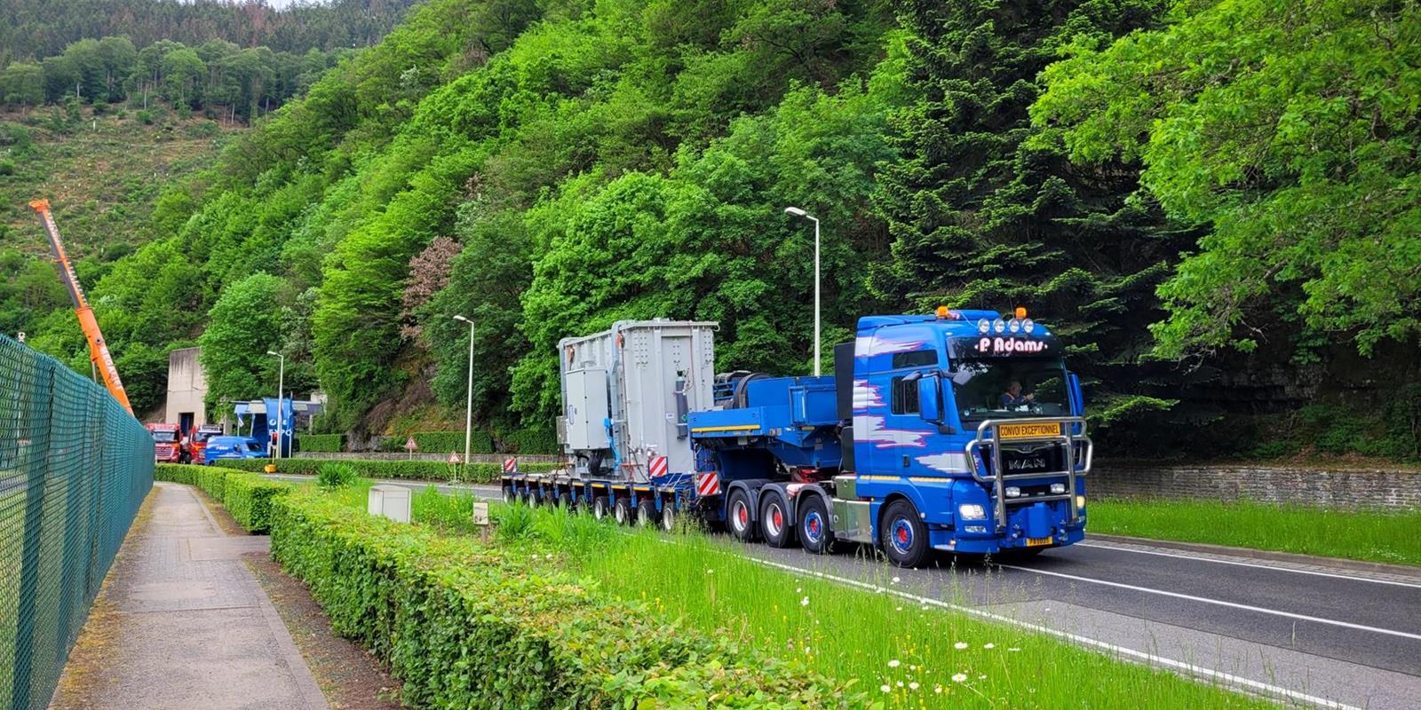 Transformer replacement at L-Vianden hydropower plant