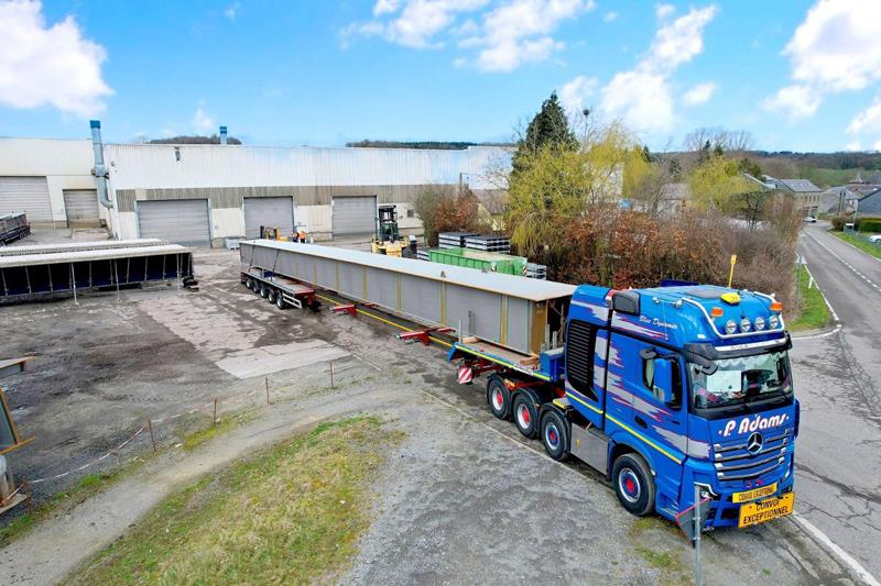 Transport of bridge sections